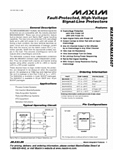 DataSheet MAX4507 pdf